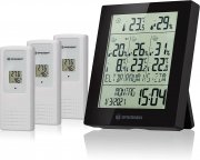 Bresser Quadro Neo Wetterstation mit Wettervorhersage inkl. 3 Au&szlig;ensensoren