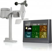 Bresser Wetterstation 5-in-1 Wetter Center inkl. Wind- und Regenmesser