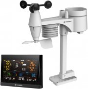 Bresser WLAN Comfort Wettercenter mit 7-in-1 Profi-Sensor und modernem Farbdisplay