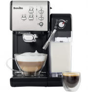 Breville Prima Latte II Professionelle Kaffee- und Espressomaschine mit Milchaufsch&auml;umer
