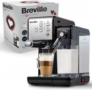 Breville PrimaLatte II Professionelle Siebtr&auml;germaschine mit Milchaufsch&auml;umer