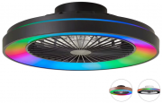 Brilliant RGB LED Deckenleuchte mit Ventilator