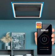 Brilliant Tuya Smart RGB LED Panel 50 x 50 cm mit App, Fernbedienung und Sprachsteuerung