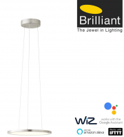 Brilliant WiZ LED-H&auml;ngelampe Glatt Dimmbar mit mit Alexa und Google Assistant