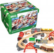 BRIO World 33052 Stra&szlig;en & Schienen Bahn Set Deluxe 