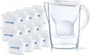 BRITA Wasserfilter Marella wei&szlig; inkl. 12 MAXTRA+ Filterkartuschen