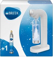 BRITA Wassersprudler sodaONE wei&szlig; inkl. CO2-Zylinder und BPA-freier PET-Flasche