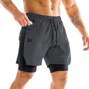 BROKIG 2-in-1 Laufshorts f&uuml;r Herren f&uuml;r unter 26&euro; bei Amazon