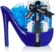 BRUBAKER 6-teiliges Luxus Blaubeere Bade- und Dusch Beauty Geschenkset in Keramik Stiletto