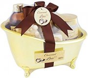 BRUBAKER Coconut Love Badeset mit Wanne goldfarben 6 -teilig f&uuml;r 18,99&euro; statt 22,99&euro;