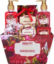 BRUBAKER Cosmetics Bade- und Dusch Set floraler Rosen- und Veilchen Duft - 7-teilig