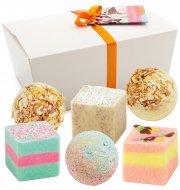 BRUBAKER Cosmetics Caribbean Dream handgemachte 6er Badepralinen Geschenkset