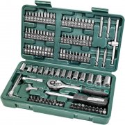 Br&uuml;der Mannesmann M29166 Steckschl&uuml;ssel und Bitsatz 130-teilig