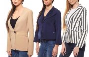 bruno banani Damen Blazer kragenlos f&uuml;r je 19,99&euro;
