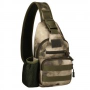 Brusttasche Camouflage Umh&auml;ngetasche mit USB Sling