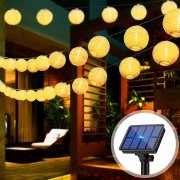 btfarm 8 Meter Solar Lampion Lichterkette