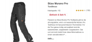 B&uuml;se Murano Pro Textilhose bei Louis zum Salepreis 100,- &euro; billiger