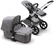 Bugaboo Komfort-Kinderwagen Fox Classic Complete Alu/Grey Melange