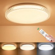 BULING LED Deckenleuchte 24W Dimmbar mit Fernbedienung