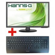 Bundledeal! HANNspree Monitor HS278UPB LED-Display (27") + Logitech K280e Keyboard nur 156,47&euro;