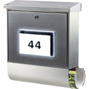 Burg W&auml;chter 4400Si Malaga 4400 Si Briefkasten Stahlblech Silber Schl&uuml;sselschloss f&uuml;r 44,93&euro;