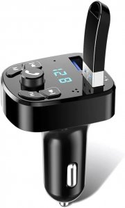 burko Bluetooth FM-Transmitter mit Dual USB Ladeport