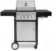 Burnhard Barney 2-Brenner Gasgrillwagen mit Seitenbrenner