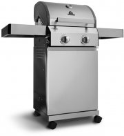  Burnhard Fred 2-Brenner BBQ Edelstahl Grillwagen
