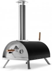 Burnhard Outdoor Pizzaofen Nero inkl. Pizzaschieber & Pizzastein