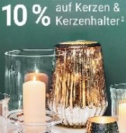 Butlers &ndash; 10% auf Kerzen + Kerzenhalter