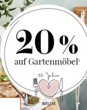 Butlers - 20% auf Gartenm&ouml;bel 