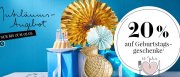 BUTLERS &ndash; 20% auf Geburtstagsgeschenke