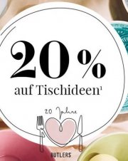 Butlers &ndash; 20% auf Tischideen