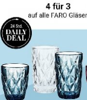 BUTLERS &ndash; 4 f&uuml;r 3 auf alle Faro Gl&auml;ser