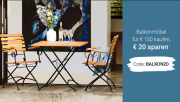 Butlers Balkonm&ouml;bel f&uuml;r &euro;150 kaufen und 20&euro; sparen