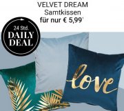 BUTLERS &ndash; Daily Deal Samtkissen nur 5,99&euro;