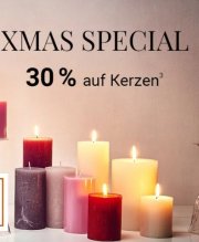 Butlers- Xmas Special 30% auf Kerzen