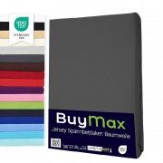 Buymax Spannbettlaken (140x200cm, 100% Baumwolle) f&uuml;r nur 10,19&euro;