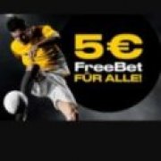 bwin: 5&euro; FreeBet f&uuml;r alle NUR AM DIENSTAG