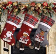 CACOE Weihnachtsstrumpf Set 3 St&uuml;ck