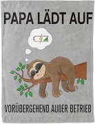 CadeauJoie Vatertagsgeschenk f&uuml;r Papa, Kuscheldecke Papa Geschenk