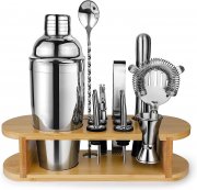 Cadobee 12-teiliges Premium Cocktail Shaker Set mit St&auml;nder