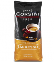 Caff&egrave; Corsini in Grani Espresso 1kg Kaffeebohnen mit intensivem und cremigem Geschmack