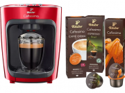 Cafissimo mini Kapselmaschine in Rot, Schwarz oder Wei&szlig; + 30 Kapseln