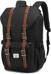 CALIYO Freizeitsrucksack im Retro Desigh mit 15 ZollNotebookfach