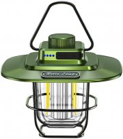 CalmGeek wiederaufladbare LED Camping Lampe im Retro Style