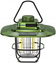 CalmGeek wiederaufladbare LED Camping Lampe im Retro Style