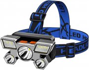 CalmGeek wiederaufladbare LED Stirnlampe mit 4 Licht-Modi