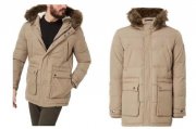 Calvin Klein Jeans Herren Parka mit Webpelzbesatz f&uuml;r 152,99&euro; (statt 229&euro;)