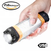 Camping-Licht IP68-wasserdicht mit integriertem 2200 mAh Akku f&uuml;r 5,99&euro;